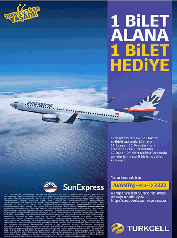 Atlas Jet Cemaloğlu  Promosyonlu Bilet Hattı